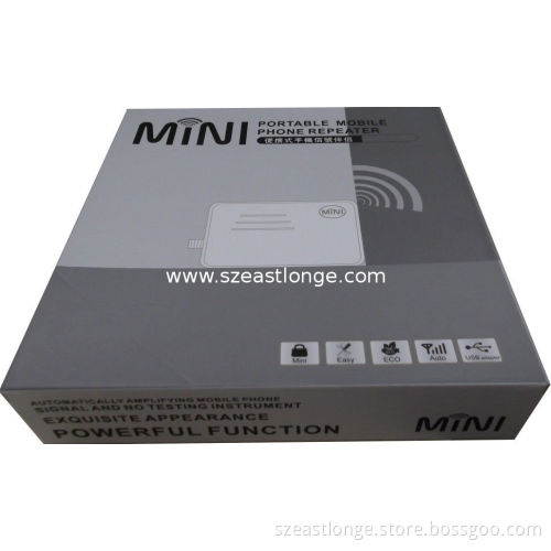 Portable Mini Cell Phone Signal Repeater , 3g White Amplifier For Travel